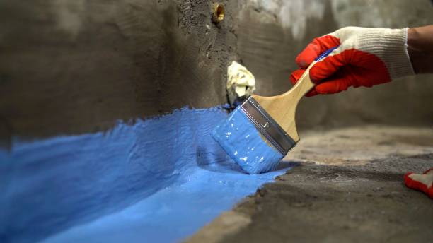 Crawl space vapor barrier installation in Alto, MI
